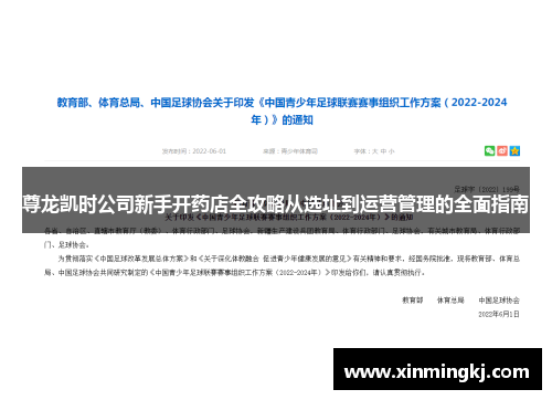 尊龙凯时公司新手开药店全攻略从选址到运营管理的全面指南
